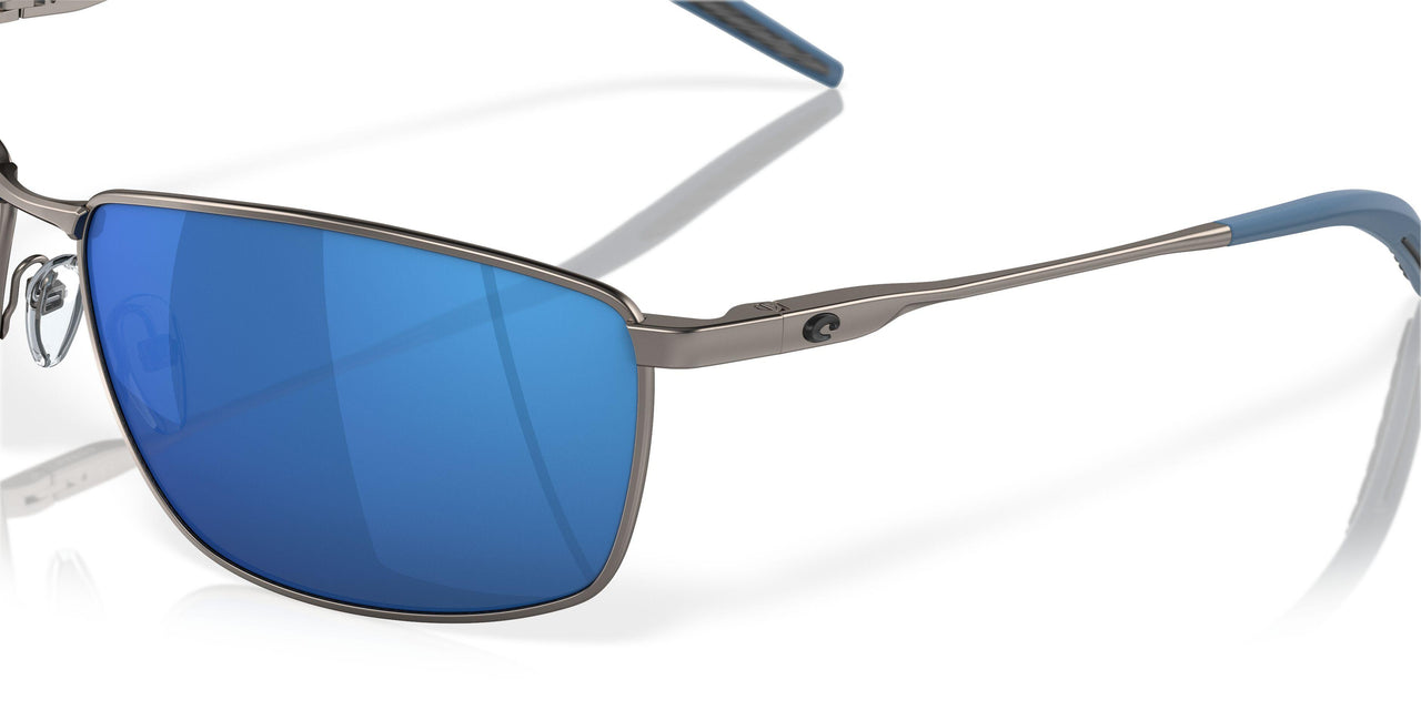 600908 - 247 Matte Dark Gunmetal - Blue Mirror 580p