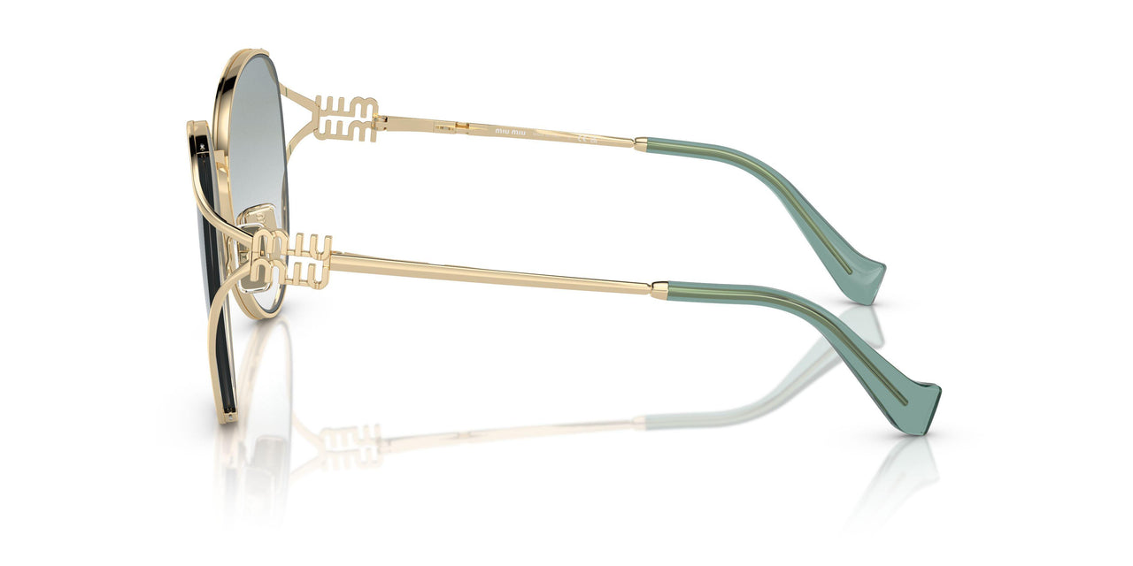 ZVN03O - Gold - Clear Gradient Light Blue