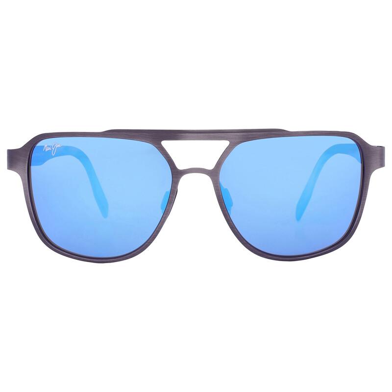 14 - Brushed Dark Gunmetal - Blue Hawaii