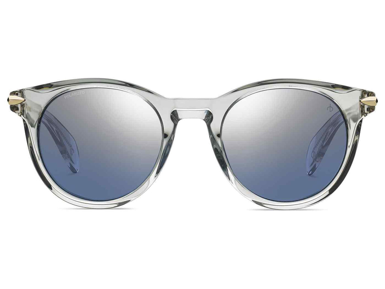 0KB7-9U - Gray - Smoke Mirror Gradient Lens
