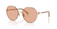 6105A2 - Gold - Light Brown Mirror Silver Int