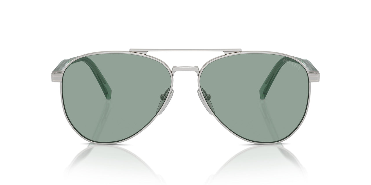 1BC10G - Silver - Petrol Green