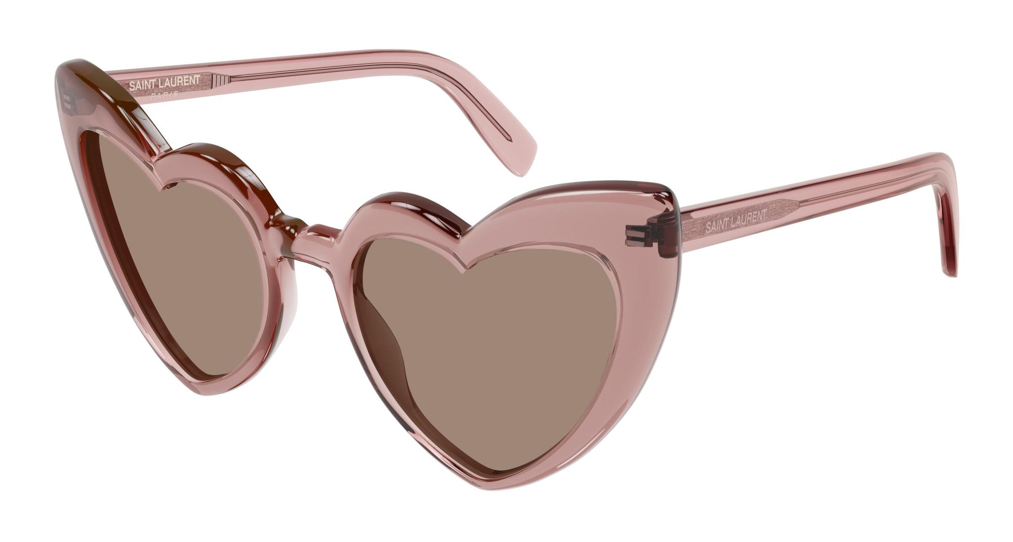 Saint Laurent red/grey New Wave SL 181 LouLou Heart Sunglasses at