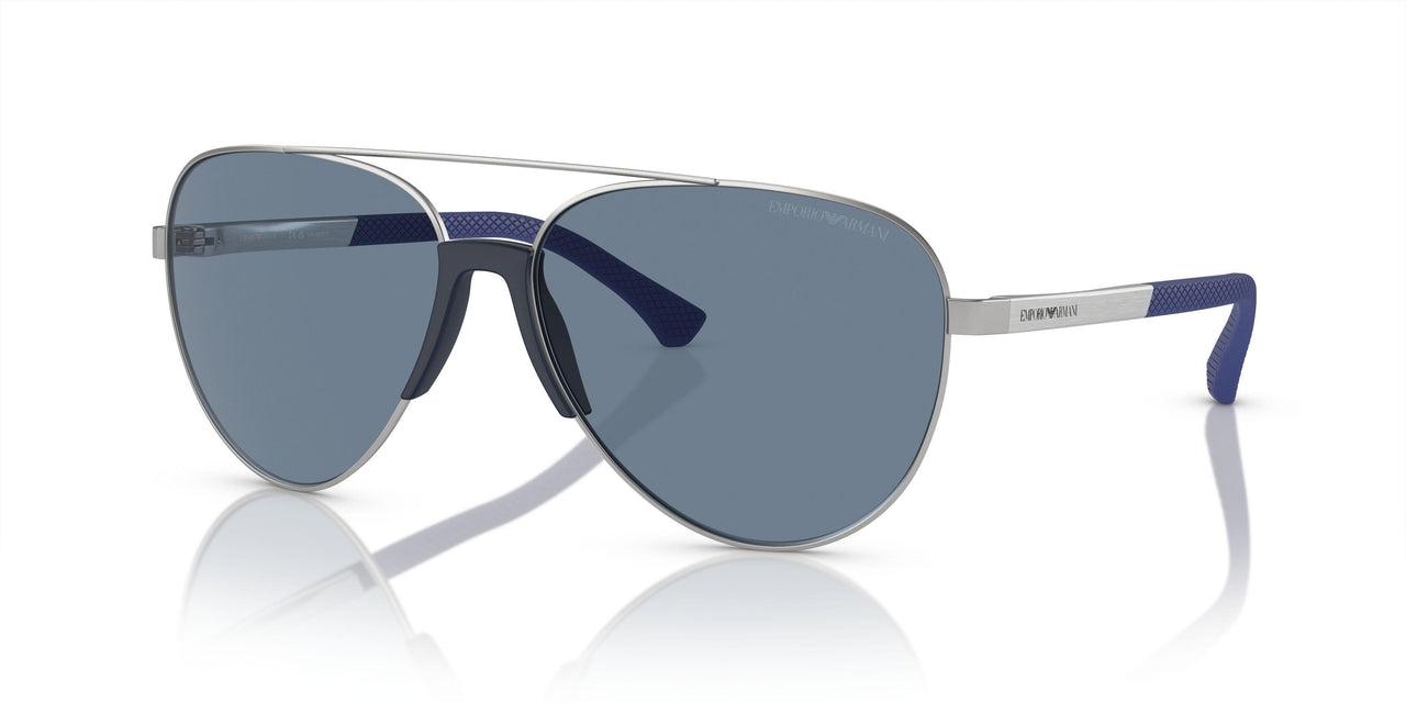 30452V - Silver - Dark Blue Polarized