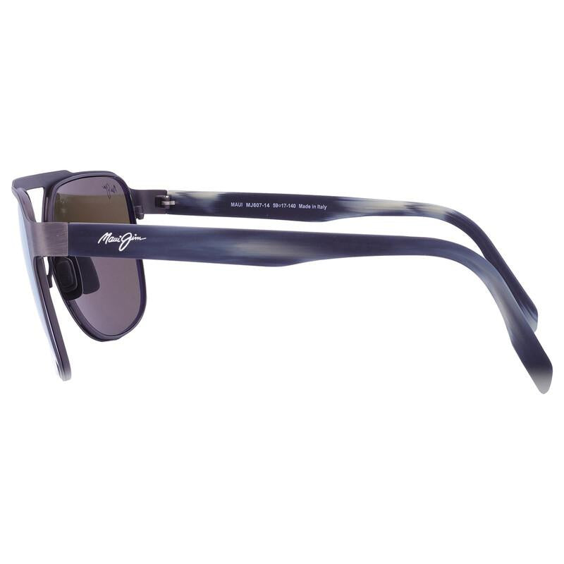 14 - Brushed Dark Gunmetal - Blue Hawaii