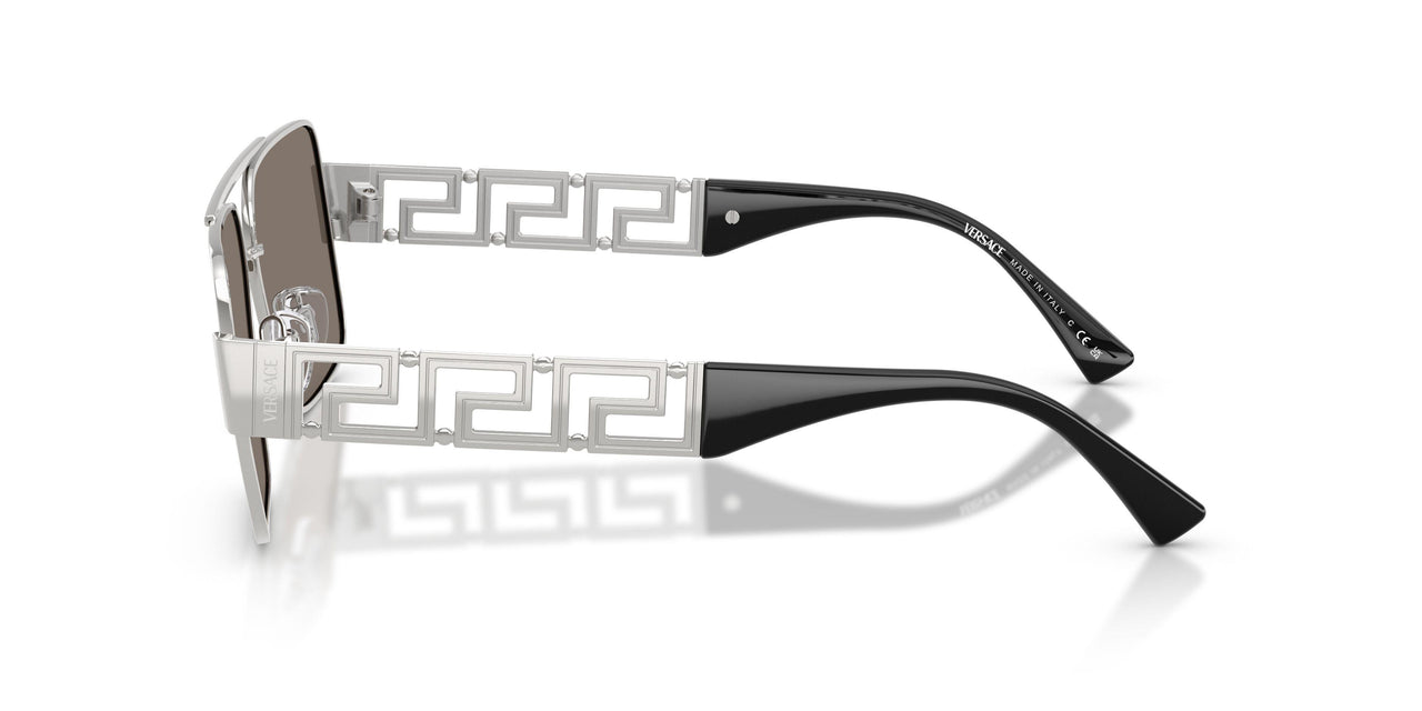 10016G - Silver - Light Grey Mirror Silver 80