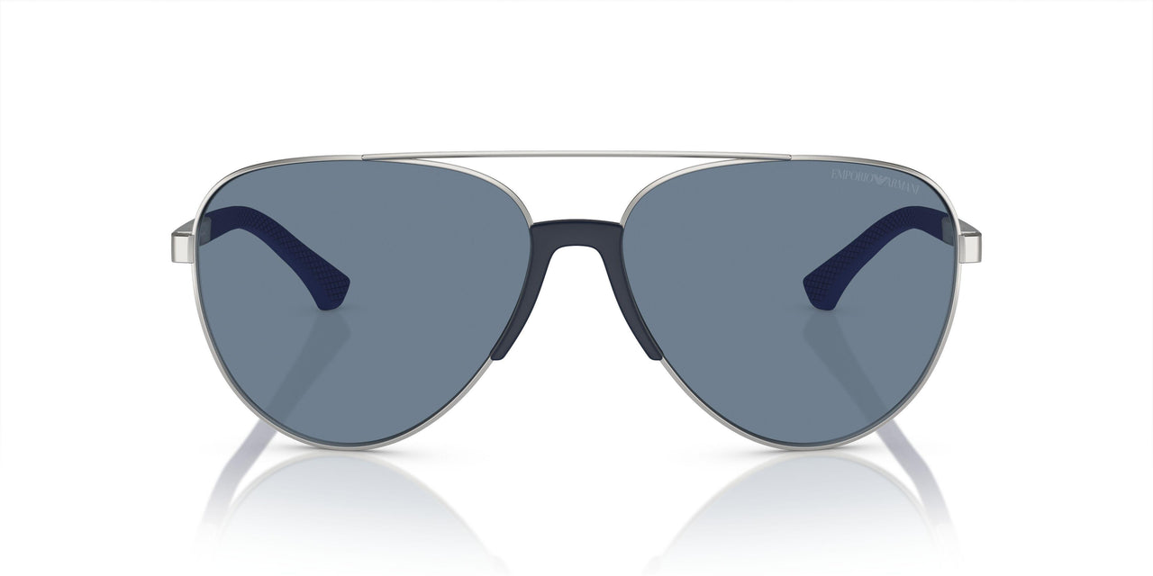 30452V - Silver - Dark Blue Polarized