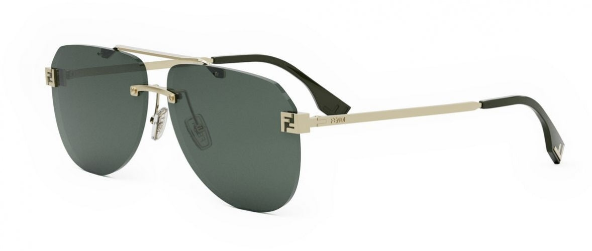 32N - Shiny Clear Gold - Green