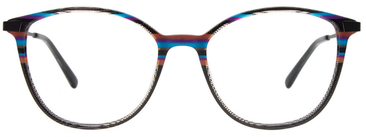 90 - Black & Multicolor Lines
