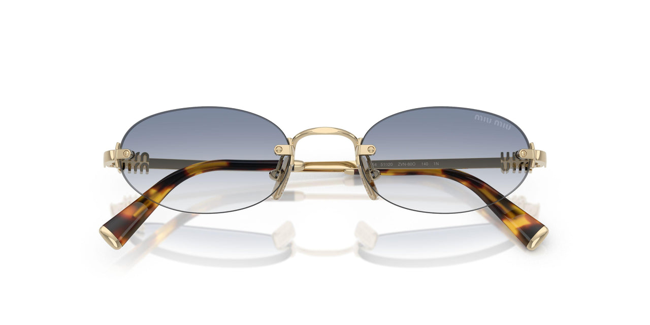 ZVN80O - Gold - Clear Gradient Light Blue