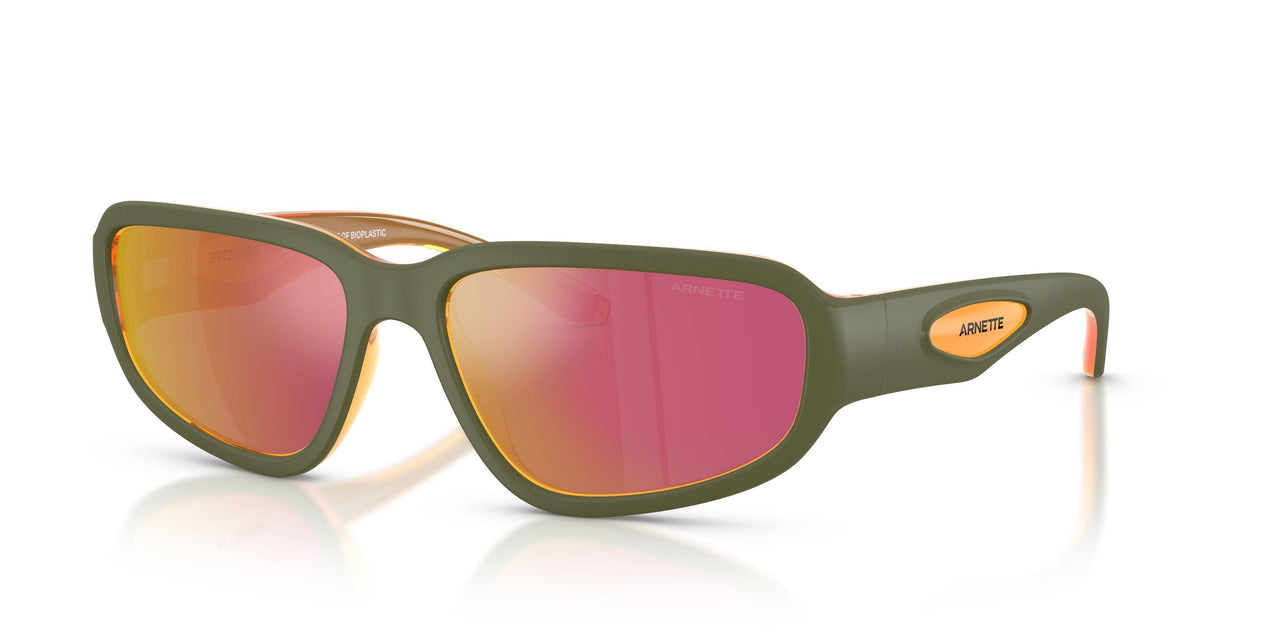 30066Q - Green - Grey Mirror Orange/yellow 