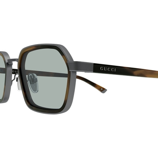 002 - Gunmetal/Havana - Blue