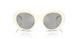 50028V - White - Clear Mirror Silver