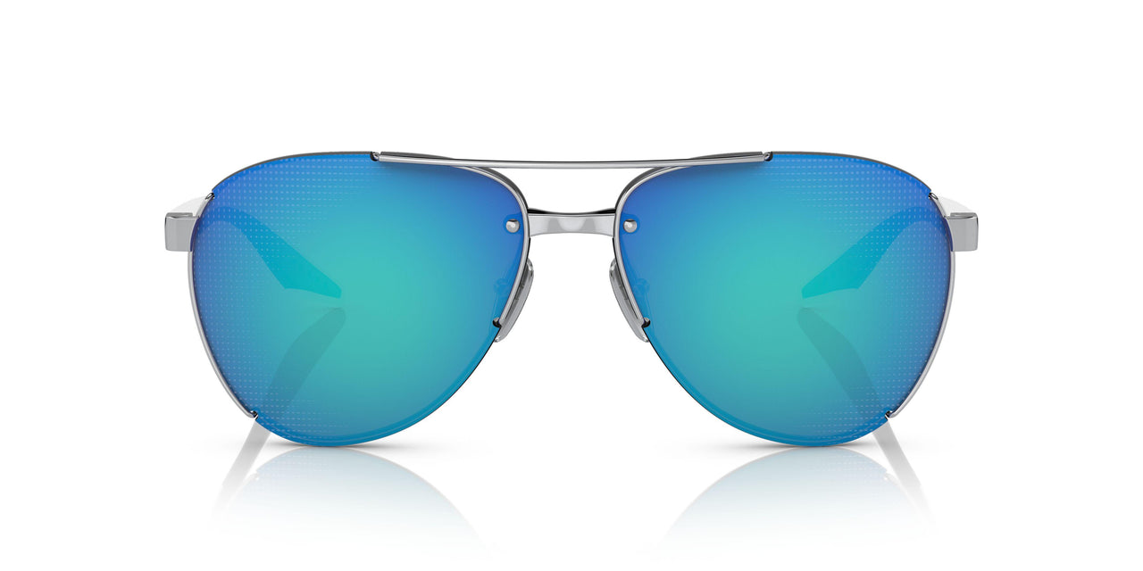 1BC08U - Silver - Light Green Mirror Blue