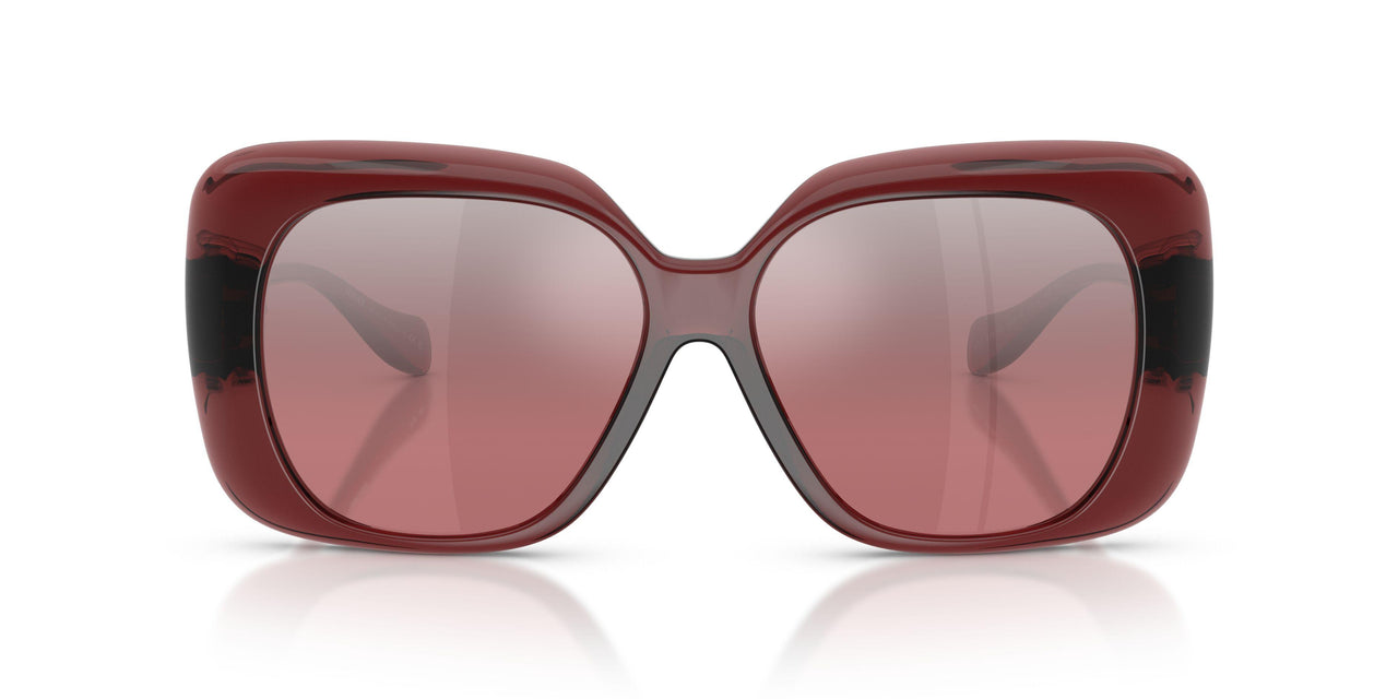 55397E - Red - Pink Mirror Silver Gradient