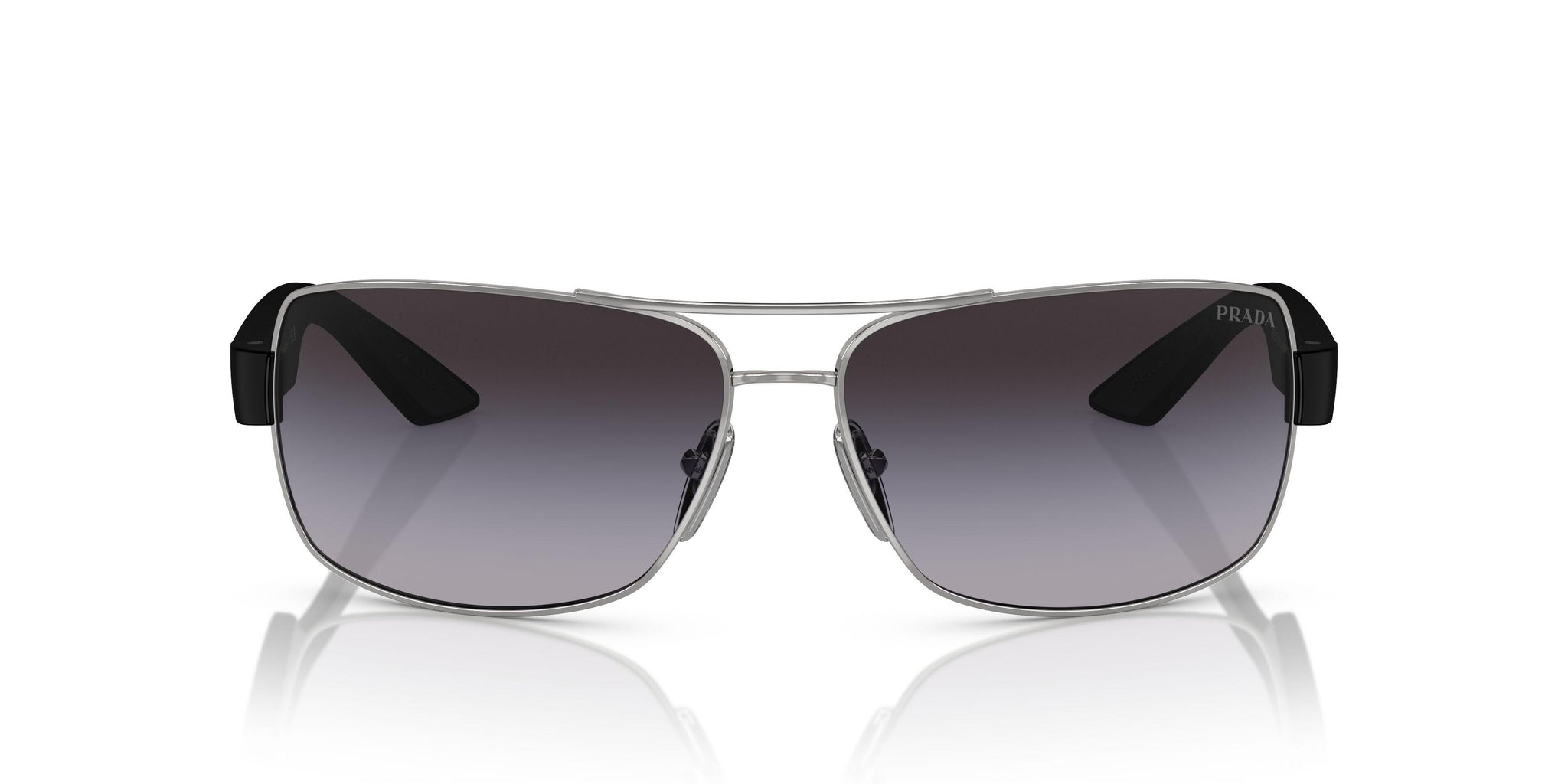 Prada Sunglasses style Linea Rossa 50zs  black frame.  Unisex .  BRAND NEW PRADA LINEA ROSSA PS 50ZS 1BO10A Black Orange Mirror Men main image 3