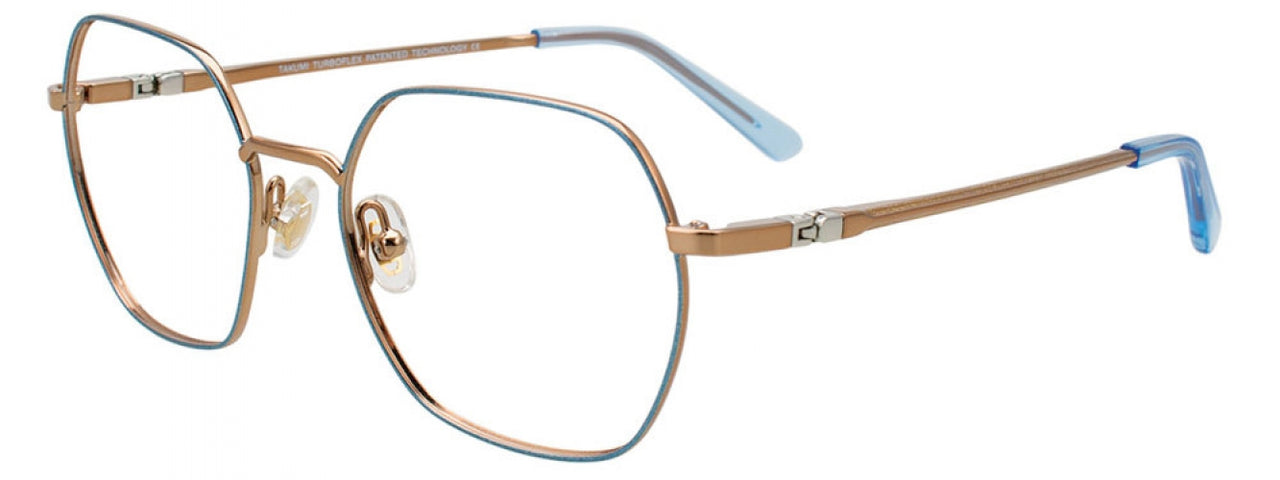 50 - Light Blue & Pink Gold