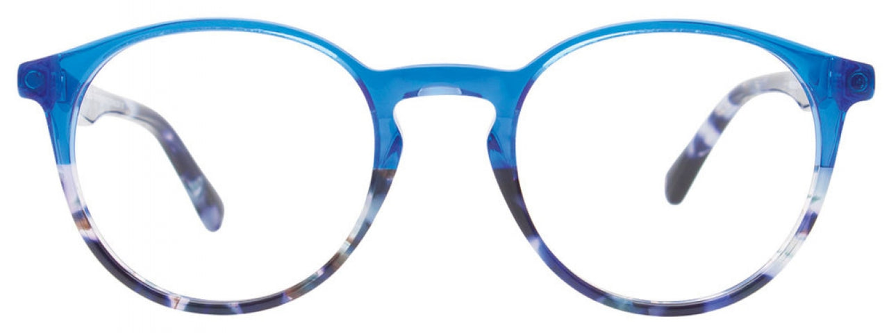 50 - Transparent Blue & Blue Tortoise