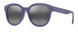 28 - Matte Dark Violet With Purple Interior - Neutral Grey