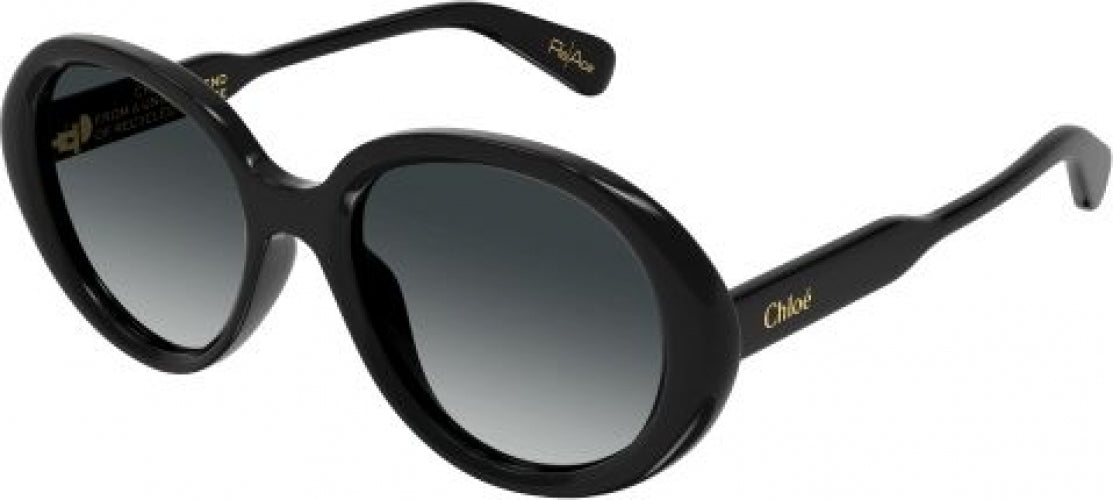 NWOT Chloe Black Sunglasses with Gray Lenses Chloé CH0258S S (53 - 22) with Grey lenses and Black frame  main image 4