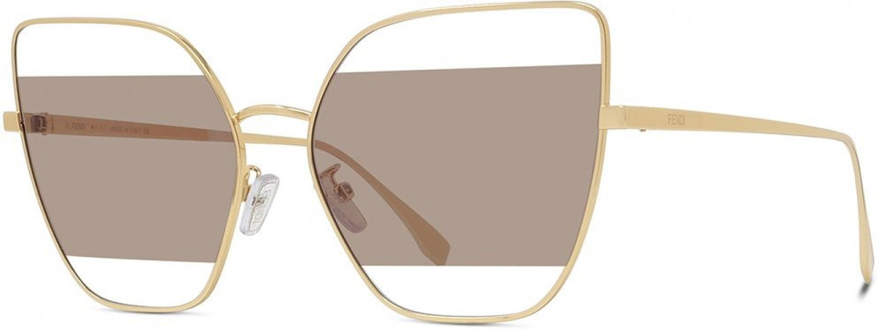 30E - Shiny Endura Gold - Clear and Chocolate striped