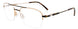 10 - Satin Brown Marbled & Gold / Brown Marbled