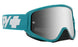 0000011 - Checkers Teal - HD Smoke with Silver Spectra Mirror HD Clear
