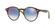 710/X0 - Havana - Gradient Blue Mirror Red / 51
