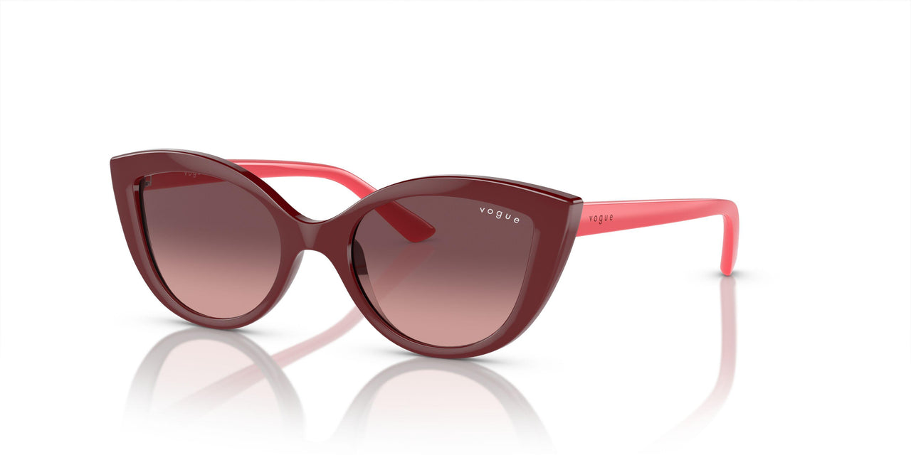 27768D - Bordeaux - Light Pink Gradient Pink