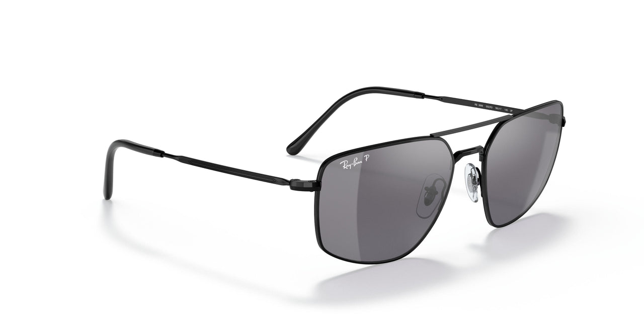 002/K3 - Black - Grey Mirror Gradient Grey Pol