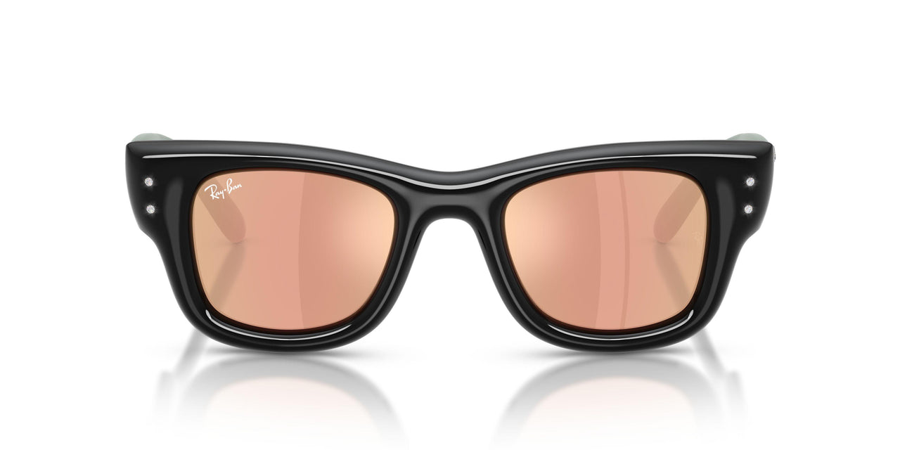 68647J - Black - Dark Brown/rose Gold