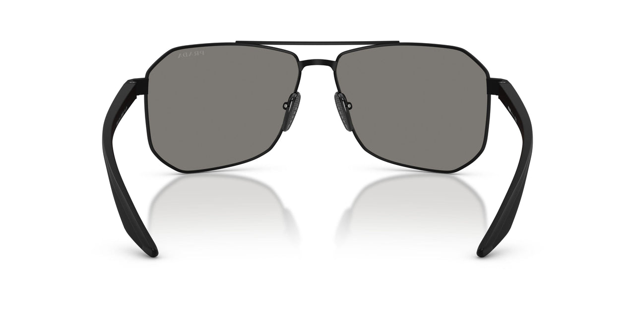 DG008F - Black - Dark Grey Mirror Blue/red