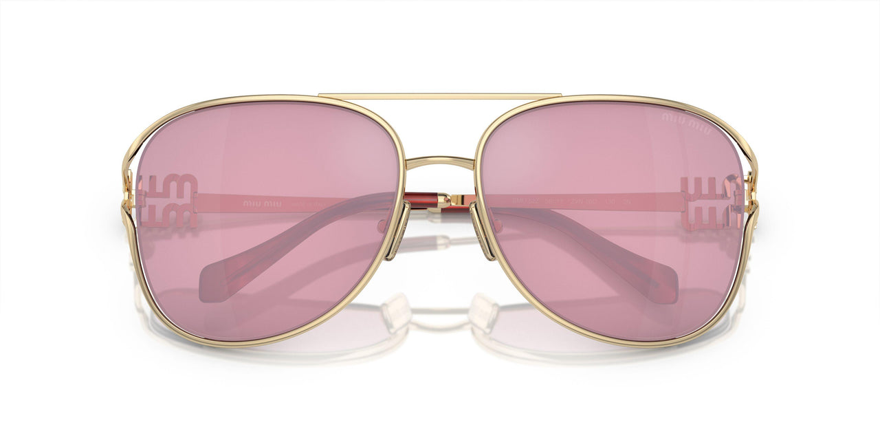ZVN50D - Gold - Dark Pink Mirror Internal Silver