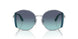 323/4S - Silver - Azure Gradient Dark Blue