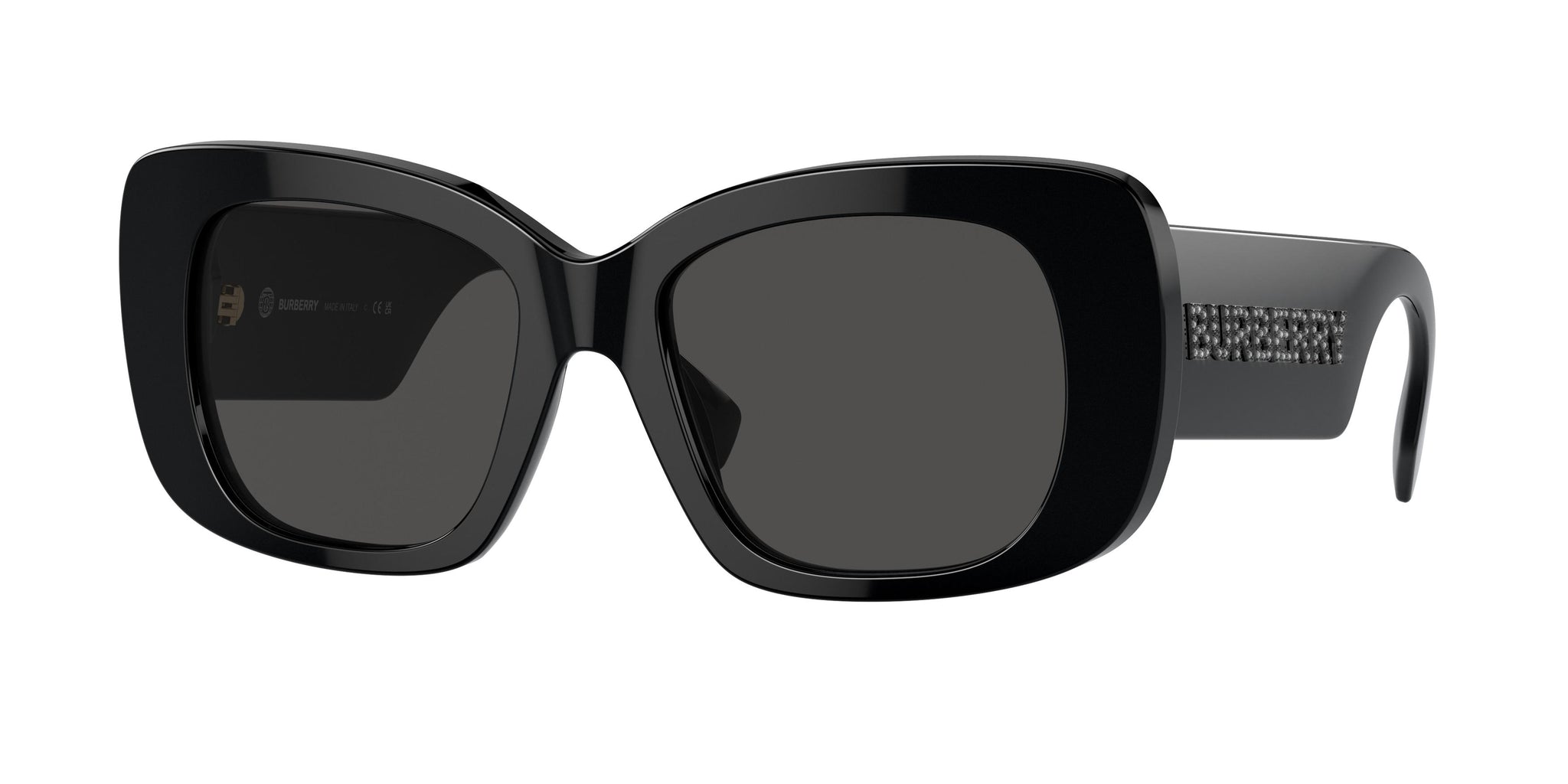 BURBERRY フリンシ ティテル ロンクスリフ トッフ 8099116 C1428 BURBERRY Sunglasses BE 4388 U 30018G Madeline Black Grey