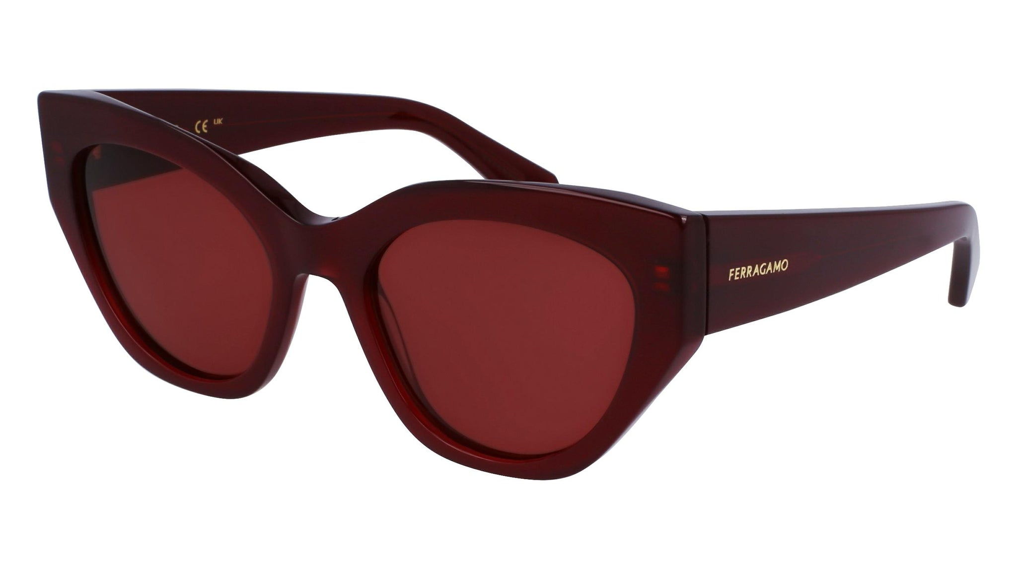 Salvatore Ferragamo Wine/Pink Sunglasses (NWT) Ferragamo Cat Eye Sunglasses SF1103S 663 Opaline Pink 55mm  main image 2