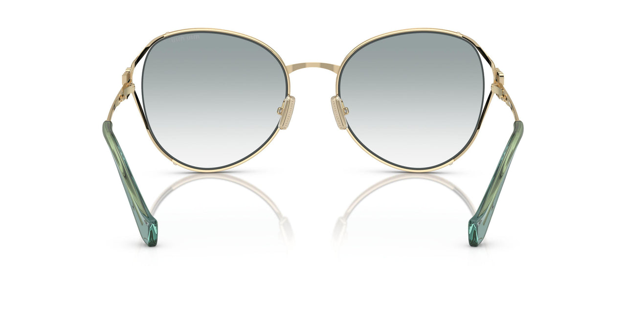ZVN03O - Gold - Clear Gradient Light Blue