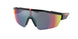 DG008F - Black - Dark Grey Mirror Blue/red