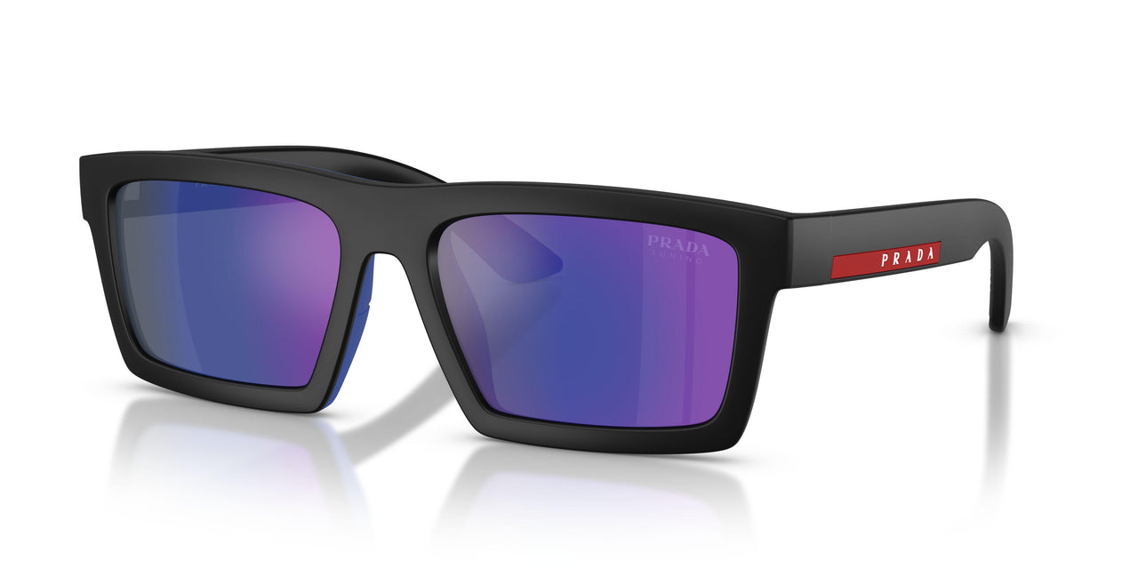 1BO05U - Black - Dark Blue Mirror Violet