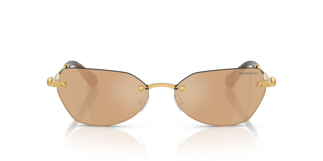 40077J - Gold - Dark Brown Mirror Rose Gold