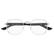 001 - Silver/Black - Transparent