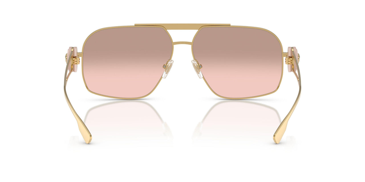 10027E - Gold - Light Pink Mirror Gradient Silver