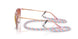 7226V0 - Violet - Clear Gradient Red Mirror Red