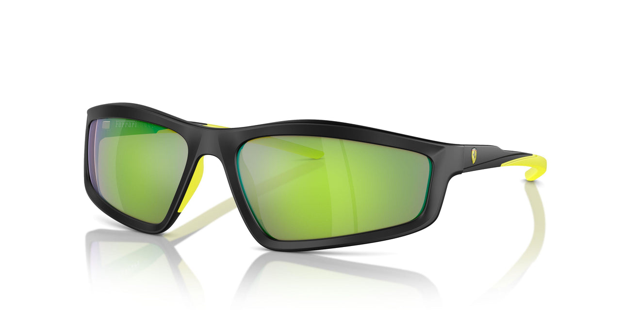 504/8N - Black - Lime Mirror Green