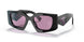 1AB07Q - Black - Dark Violet Mirror Silver Int