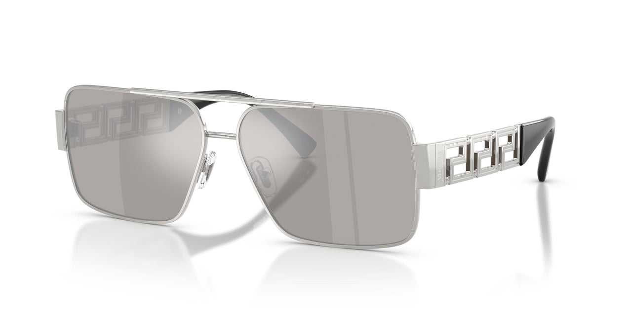 10016G - Silver - Light Grey Mirror Silver 80