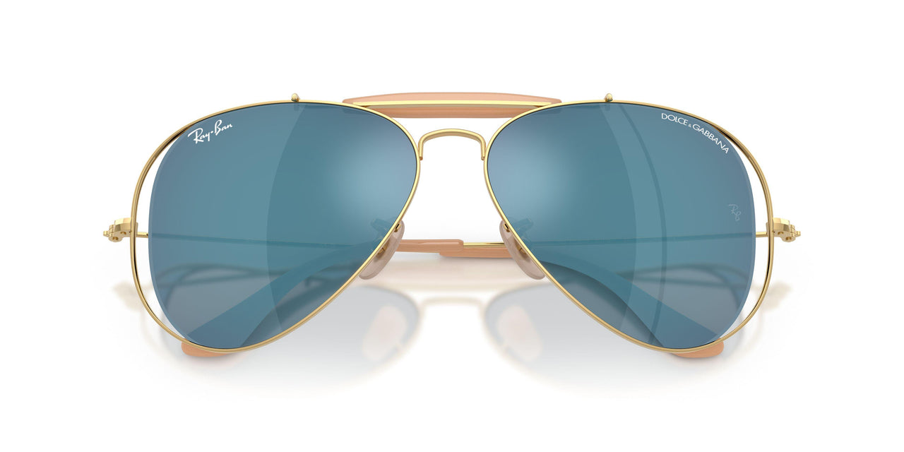 001/55 - Gold - Dark Blue Mirror Blue