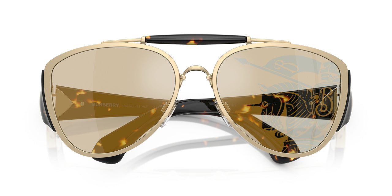 1109P4 - Gold - Dark Brown Tampo Gold