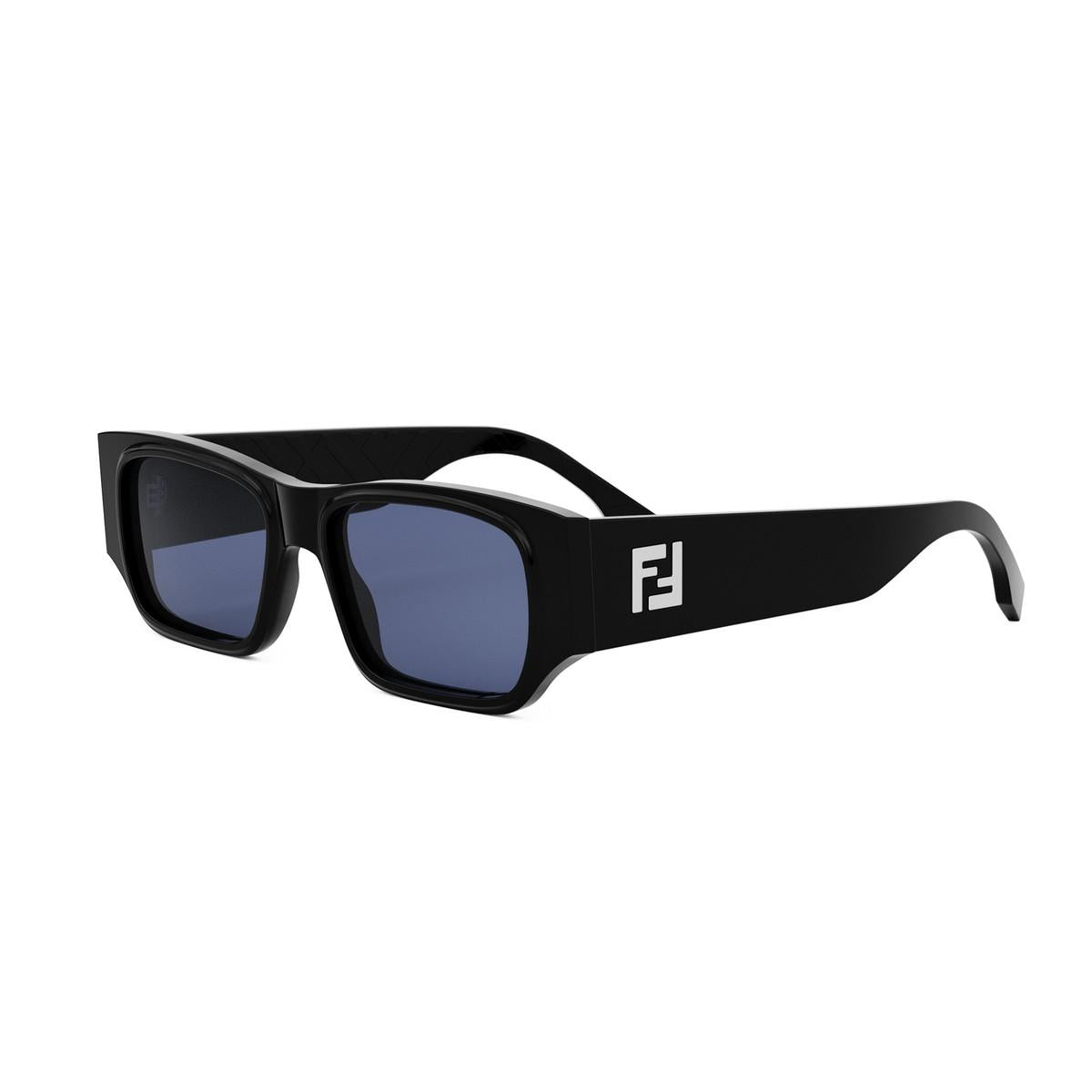 01V - Shiny Black - Blue