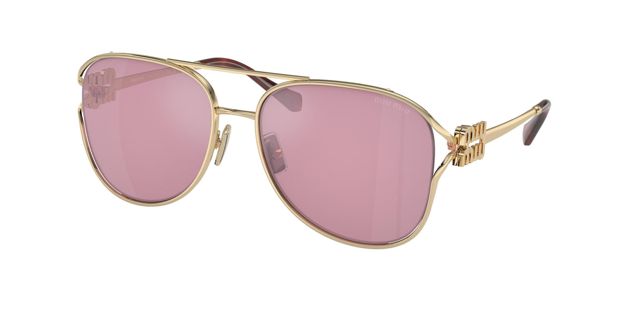 ZVN50D - Gold - Dark Pink Mirror Internal Silver